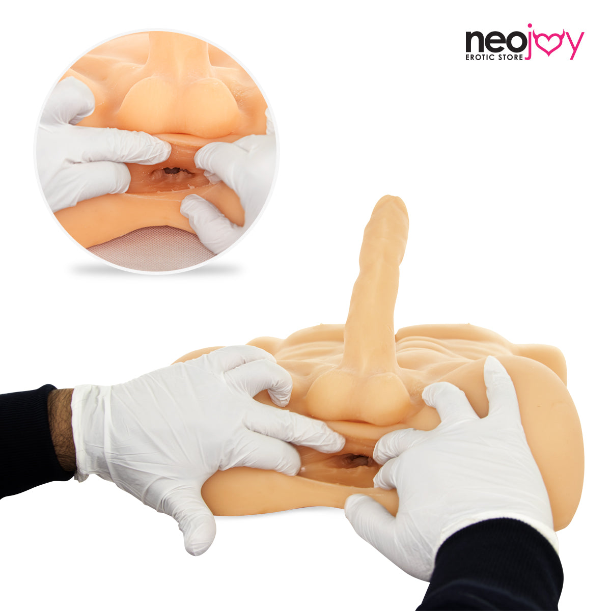 Neojoy Realistic Clark Male Doll - 13kg - Male Torso with Dildo