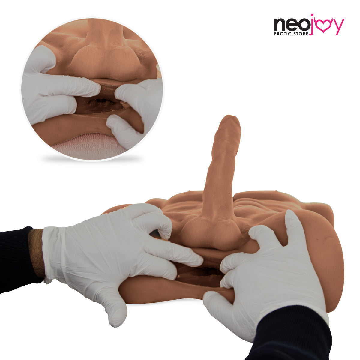 Neojoy Realistic Clark Male Doll - 13kg - Male Torso with Dildo