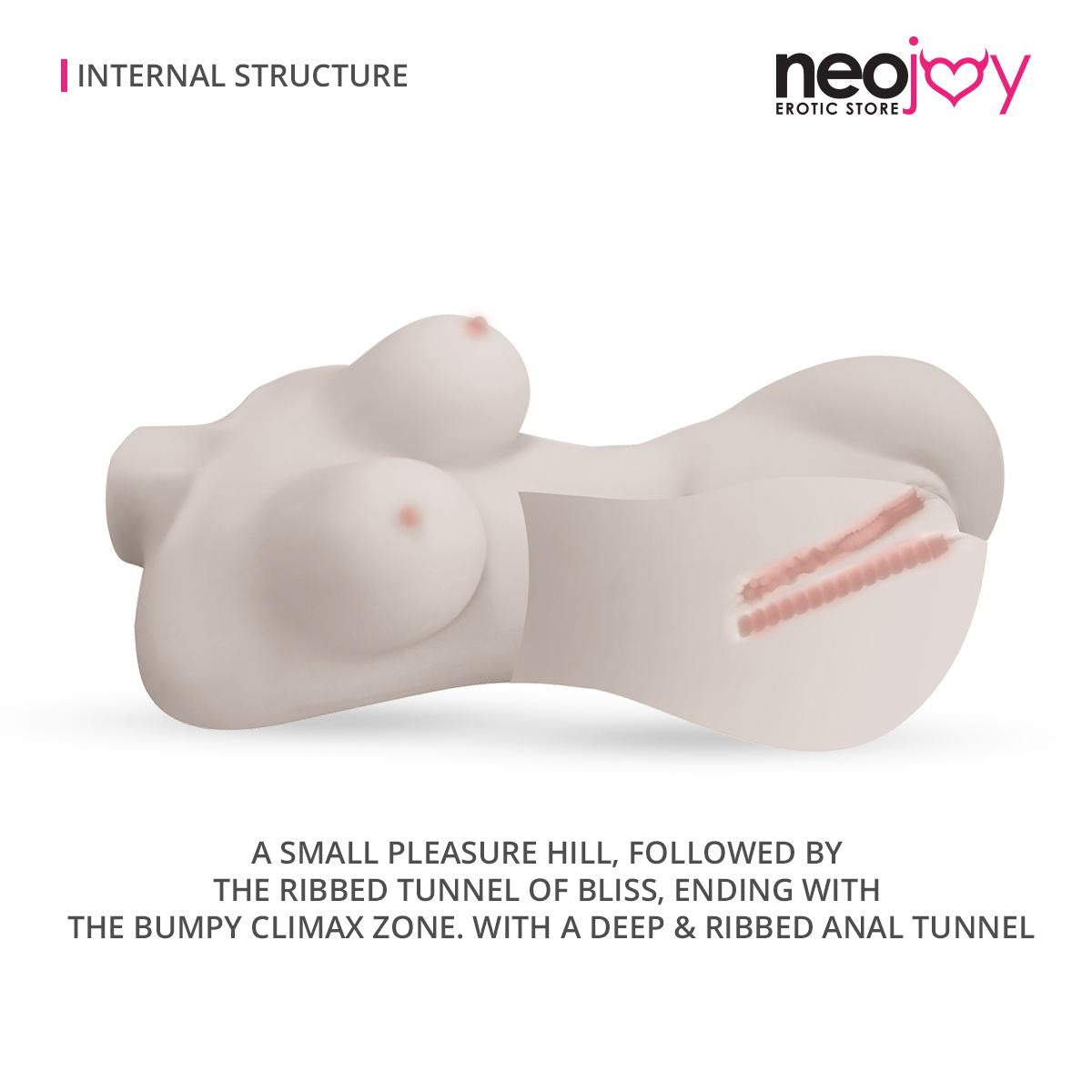 Neojoy Realistic Fantasy Sex Doll with Ass & Vagina TPE Japanese - Large 21 Kg