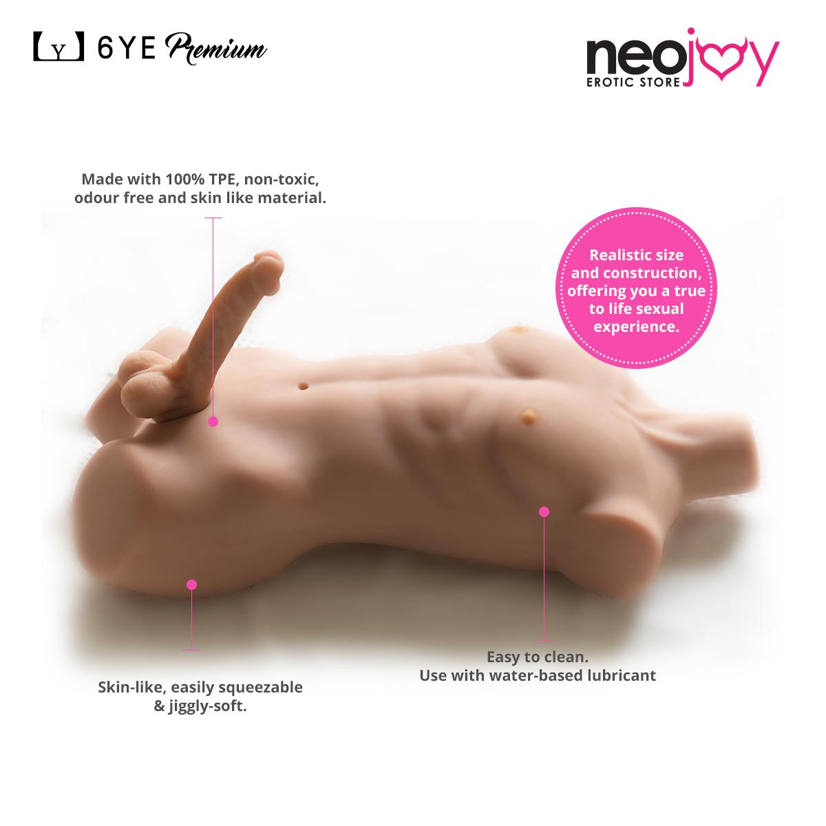 Allure Torso - Realistic Sex Doll Torso With M16 Head Connection - Compatibale with 6YE Heads - Tan - 18kg