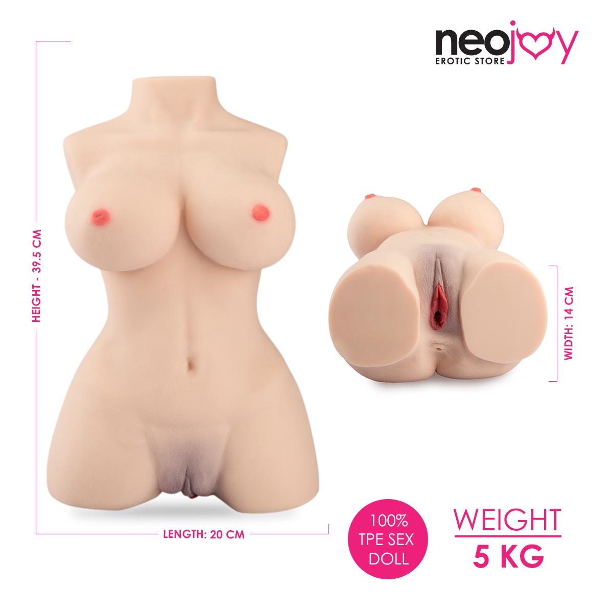 Neojoy Easy Torso - Realistic Sex Doll Torso - Flesh White - 5kg