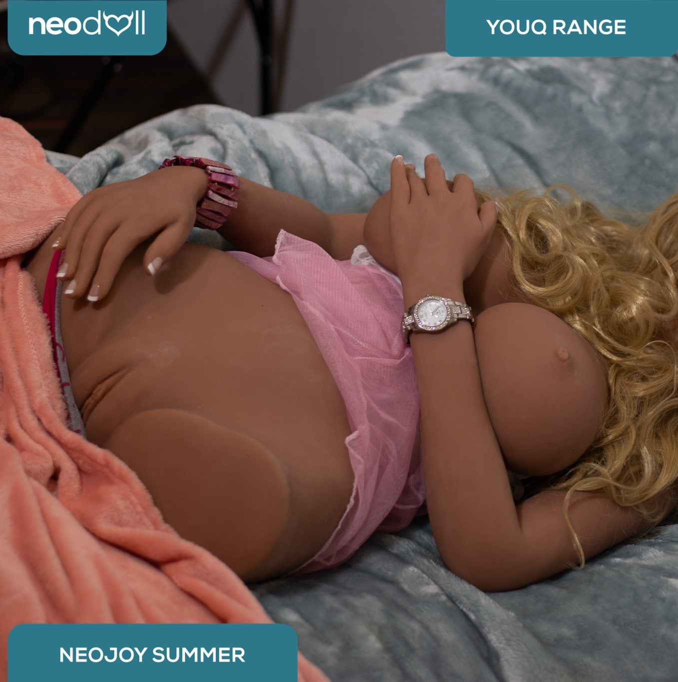 YouQ - Summer - Sex Doll Torso with Arms - Gel Breast - Light tan