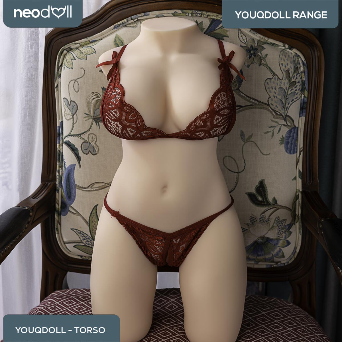 YQ Torso with Skeleton - Gel Breast - TPE - 9.5KG - Natural