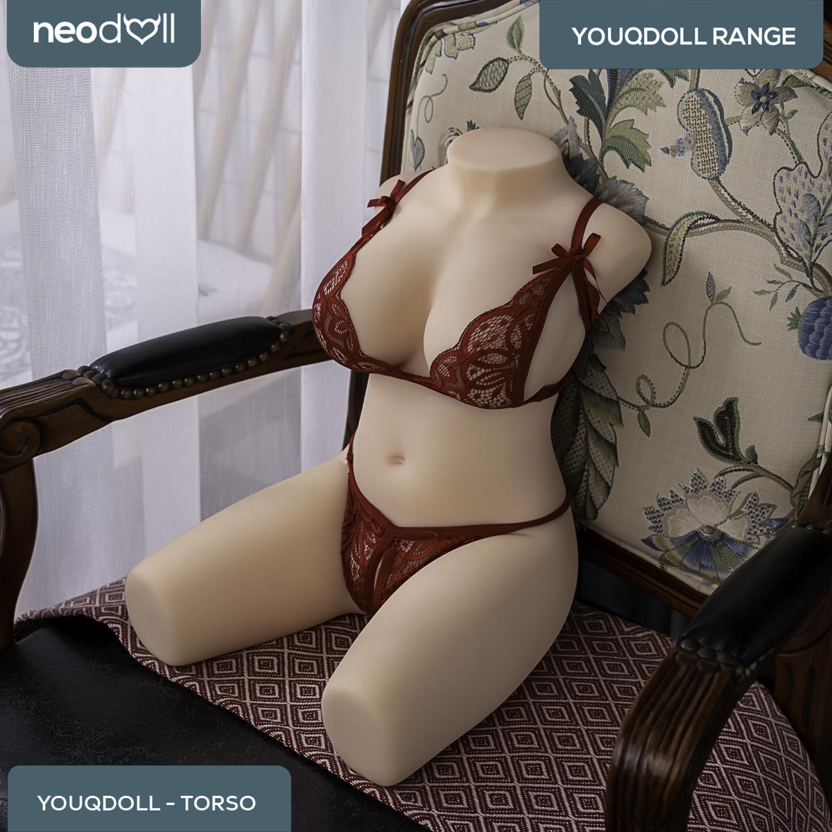 YQ Torso with Skeleton - Gel Breast - TPE - 9.5KG - Natural