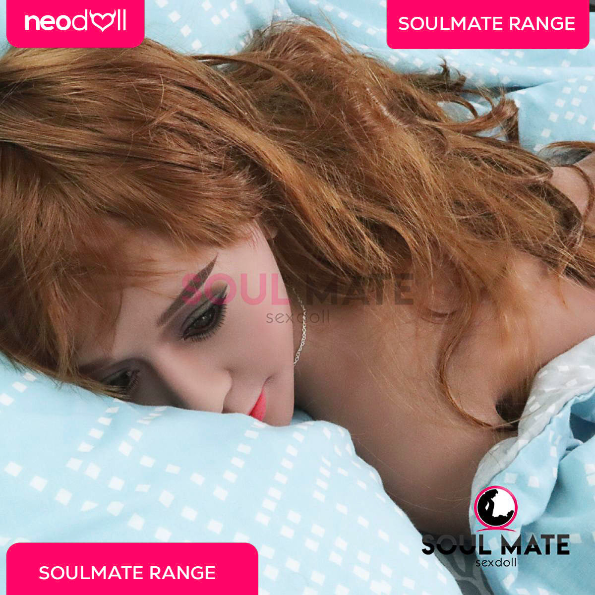 SoulMate Dolls - Morgan Head With Sex Doll Torso - Light Brown