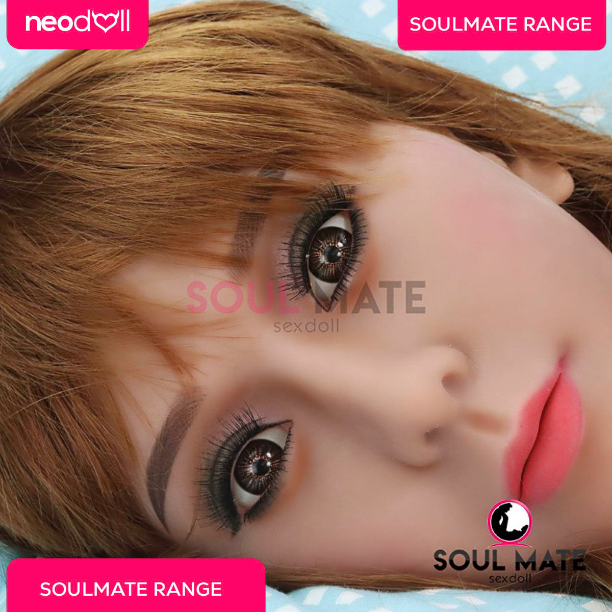 SoulMate Dolls - Morgan Head With Sex Doll Torso - Light Brown