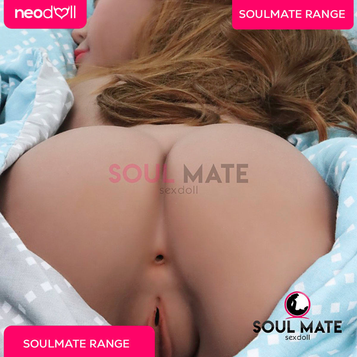 SoulMate Dolls - Morgan Head With Sex Doll Torso - Light Brown