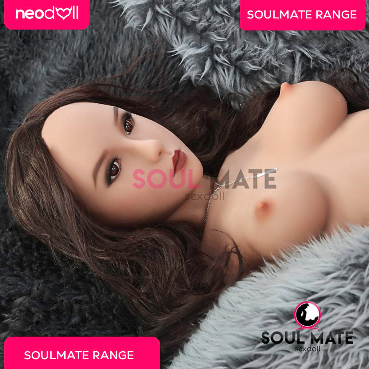SoulMate Dolls - Emersyn Head With Sex Doll Torso - Light Brown