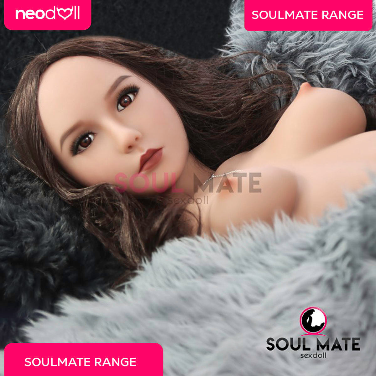 SoulMate Dolls - Emersyn Head With Sex Doll Torso - Light Brown