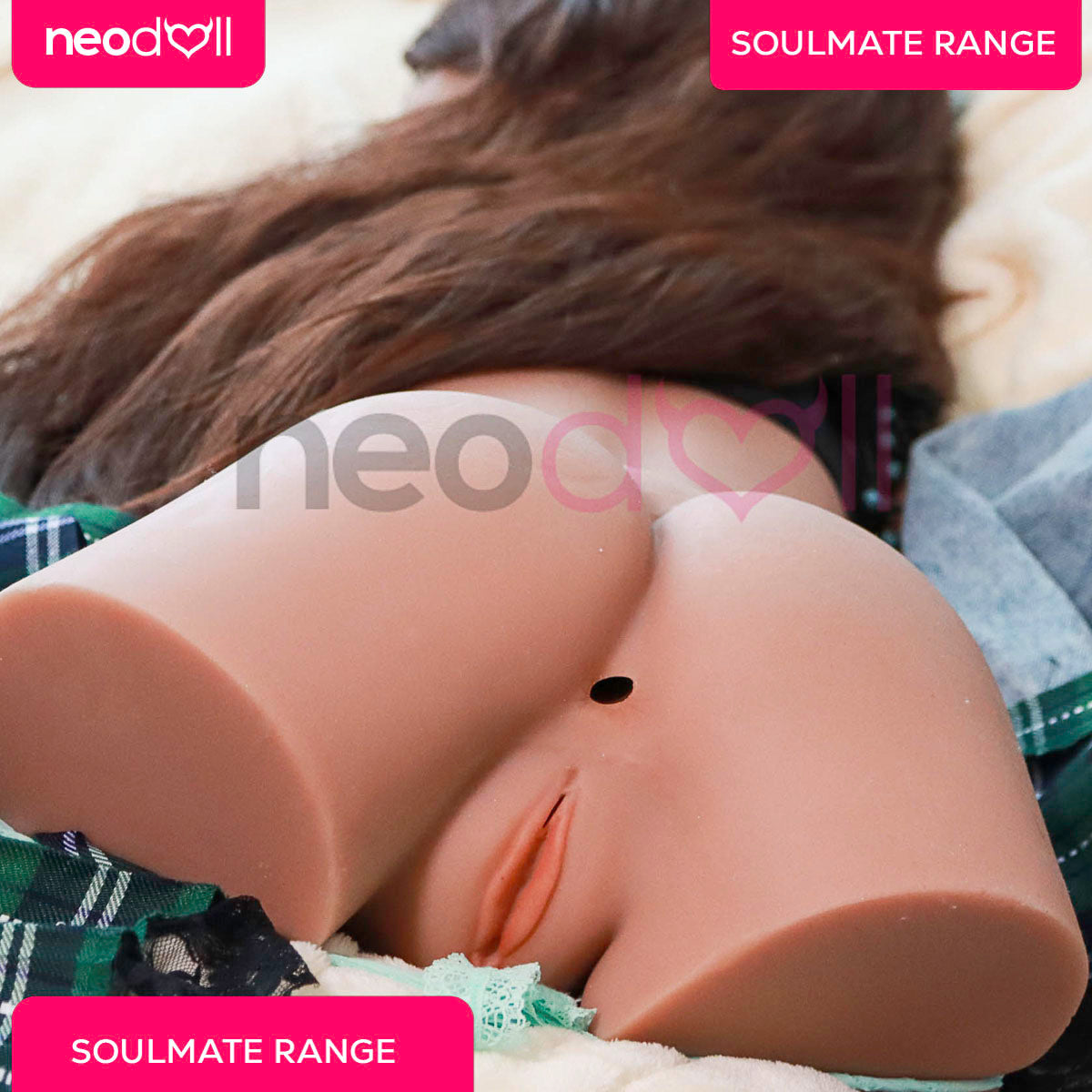 Soulmate Dolls - Charlie Head With Sex Doll Torso - Light Brown