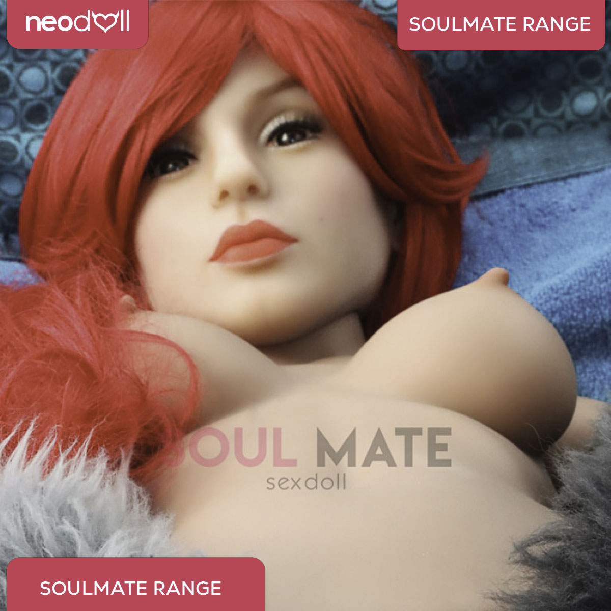 SoulMate Dolls - Kimberly Head With Sex Doll Torso - Light Brown