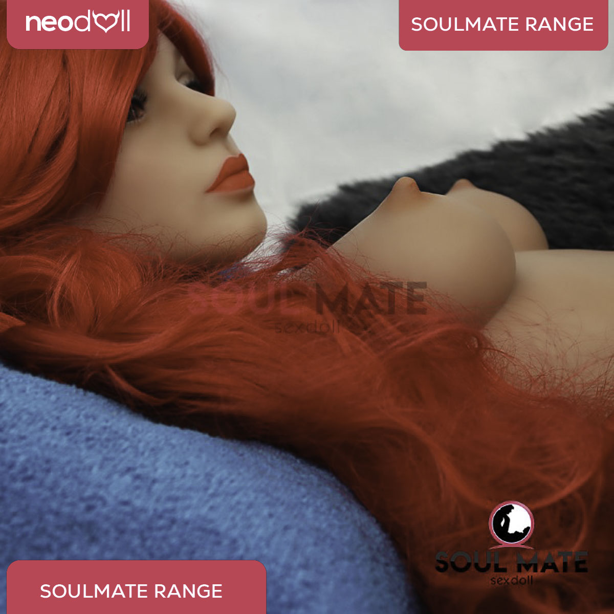 SoulMate Dolls - Kimberly Head With Sex Doll Torso - Light Brown