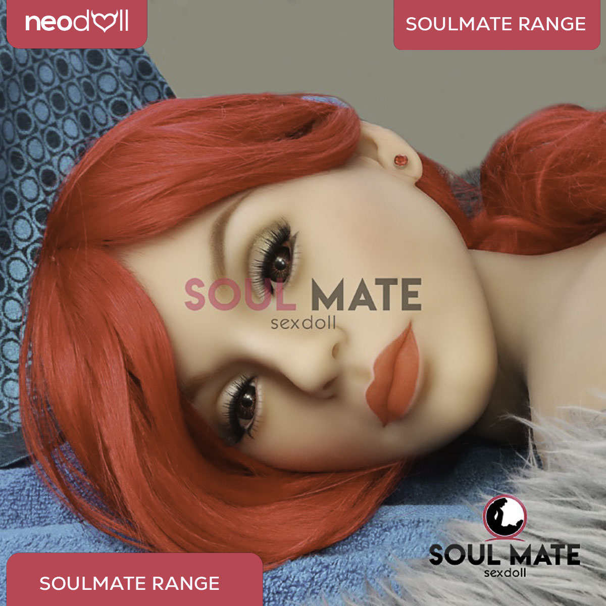 SoulMate Dolls - Kimberly Head With Sex Doll Torso - Light Brown