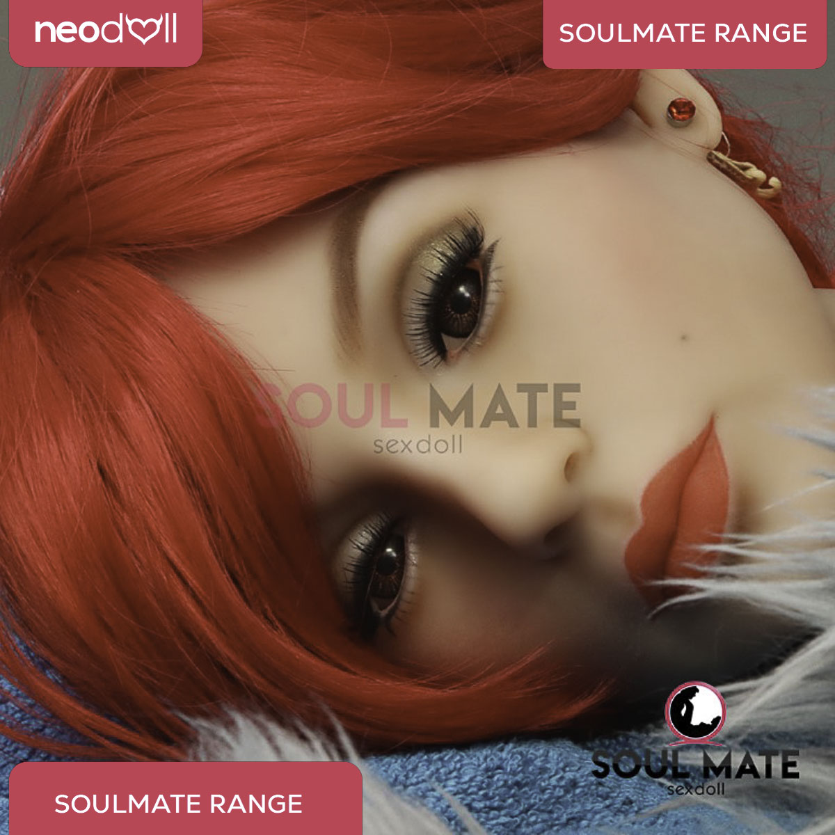 SoulMate Dolls - Kimberly Head With Sex Doll Torso - Light Brown