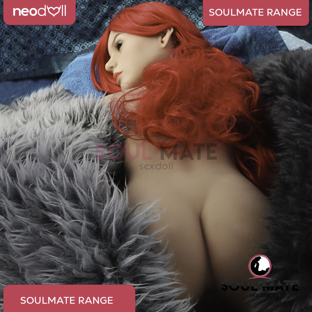 SoulMate Dolls - Kimberly Head With Sex Doll Torso - Light Brown