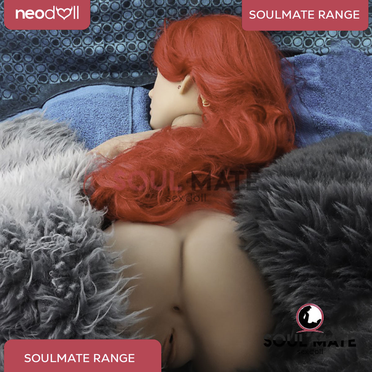 SoulMate Dolls - Kimberly Head With Sex Doll Torso - Light Brown