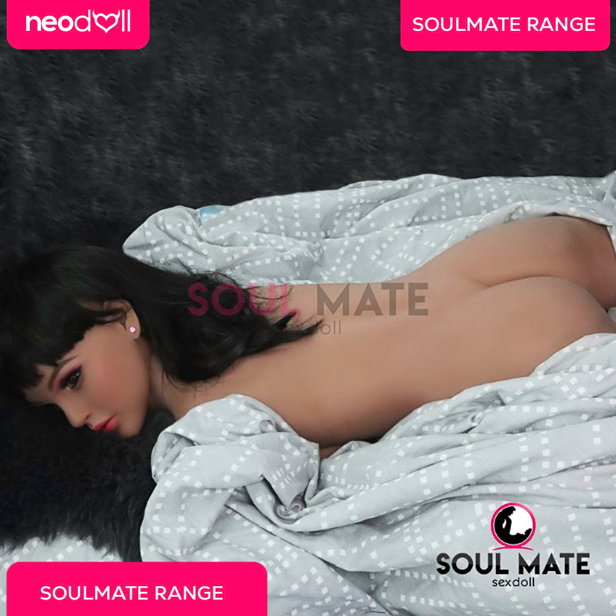 SoulMate Dolls - Teagan Head With Sex Doll Torso - Light Brown