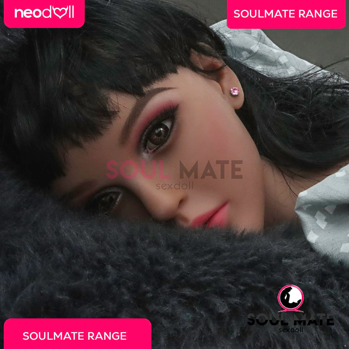SoulMate Dolls - Teagan Head With Sex Doll Torso - Light Brown