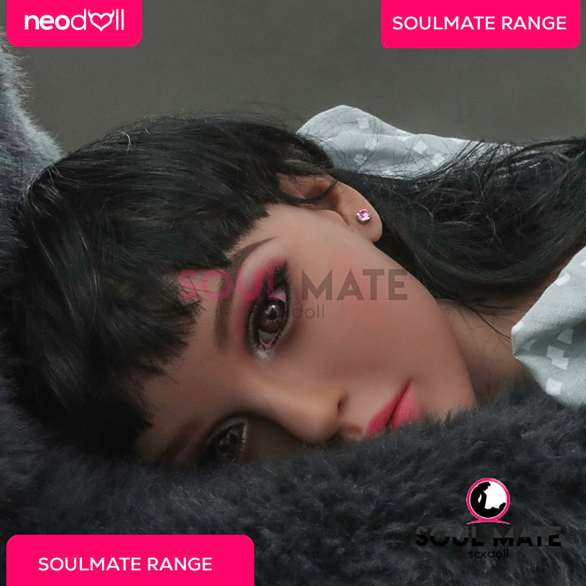 SoulMate Dolls - Teagan Head With Sex Doll Torso - Light Brown
