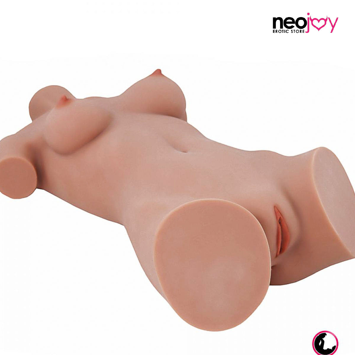 SoulMate Real Sex Doll Torso With Head - Light Brown - 13.5kg