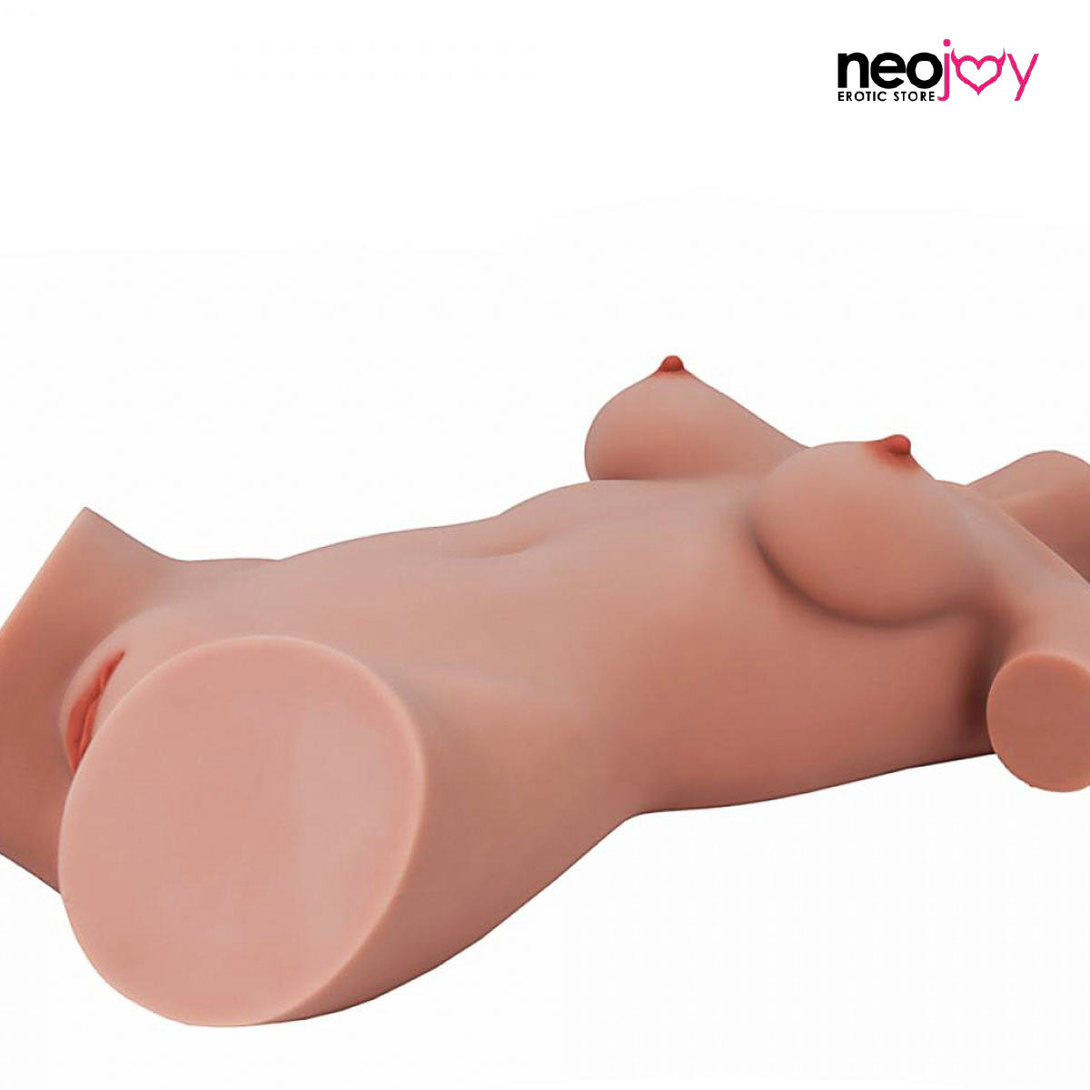 SoulMate Real Sex Doll Torso With Head - Light Brown - 13.5kg