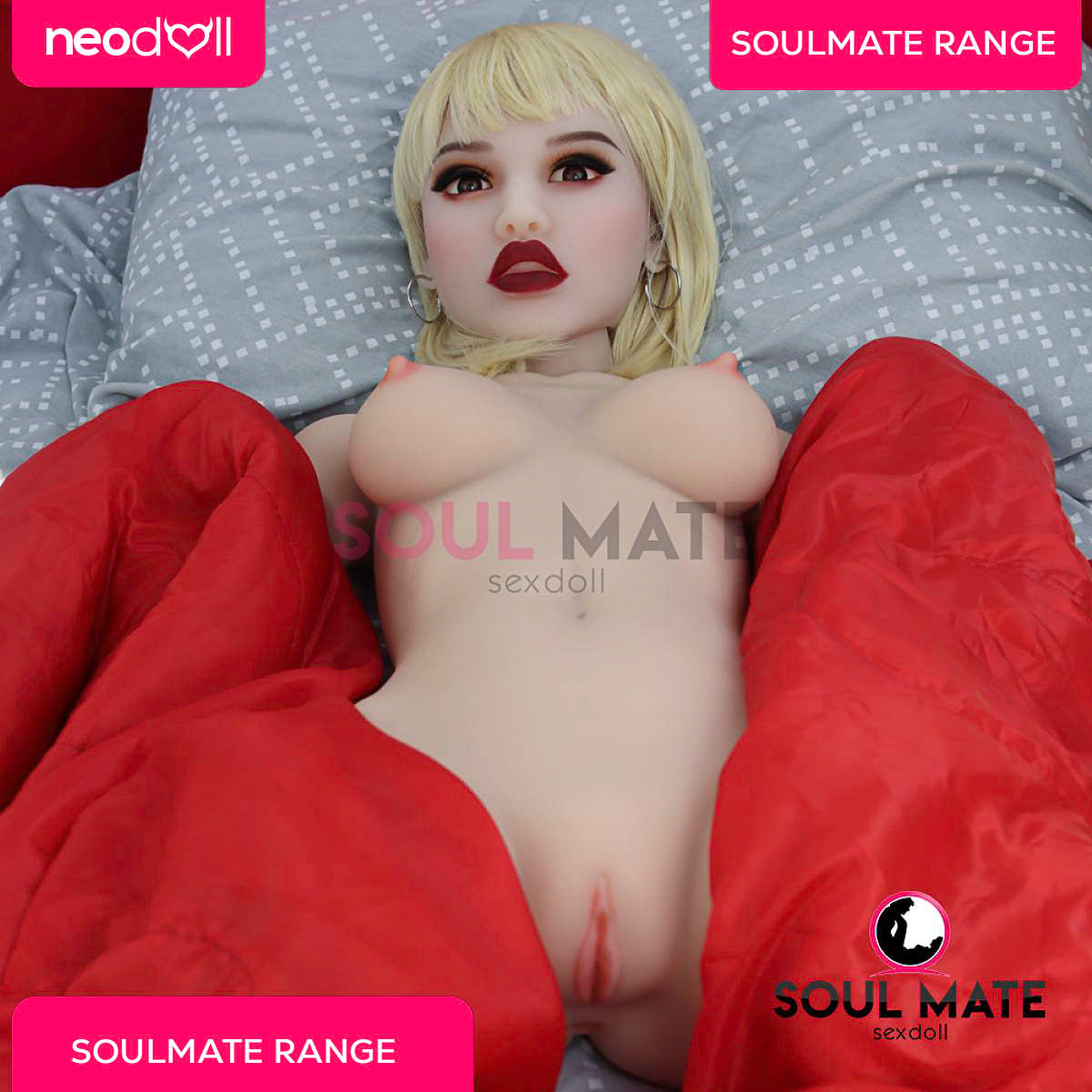 Soulmate Dolls - Sienna Head With Sex Doll Torso - White