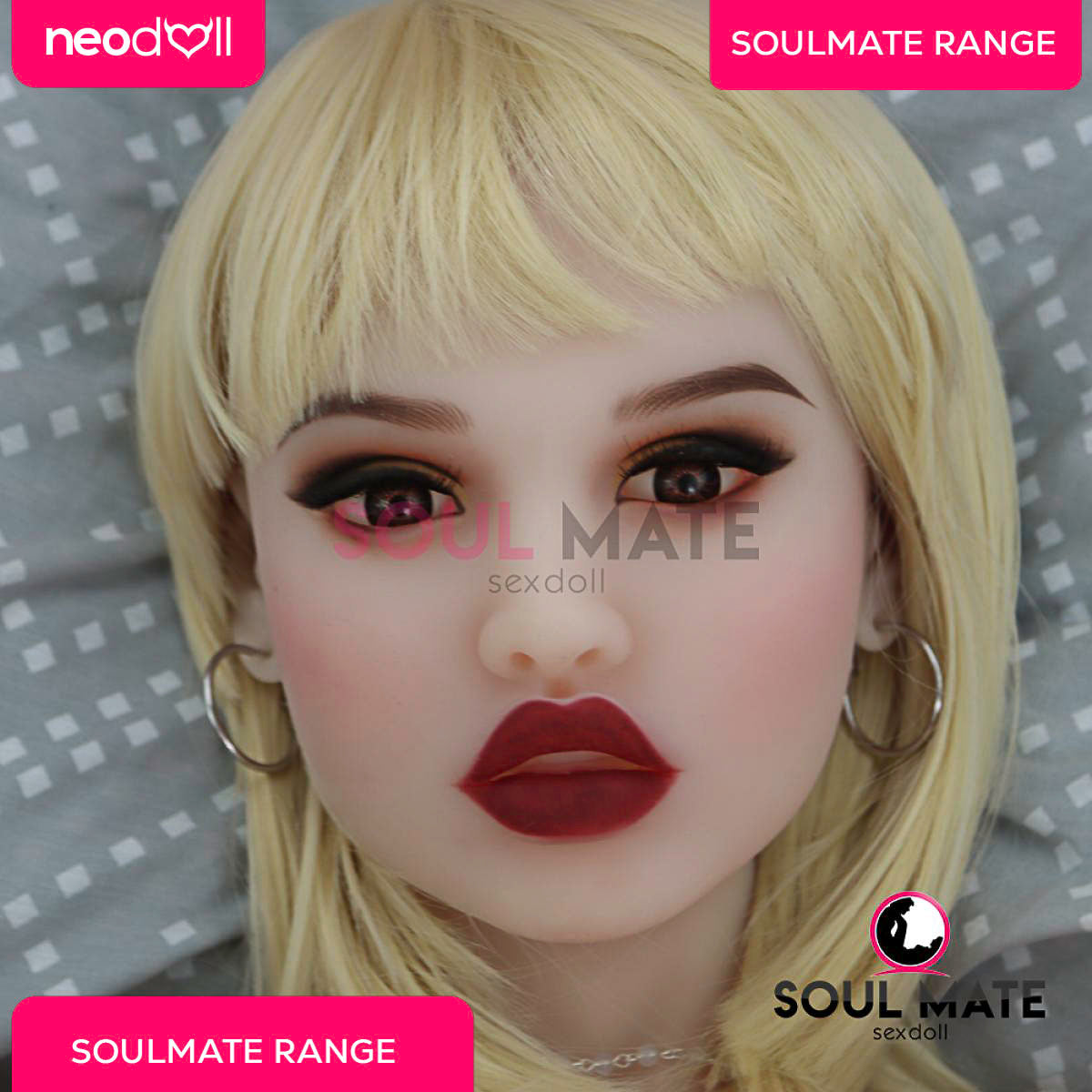 Soulmate Dolls - Sienna Head With Sex Doll Torso - White