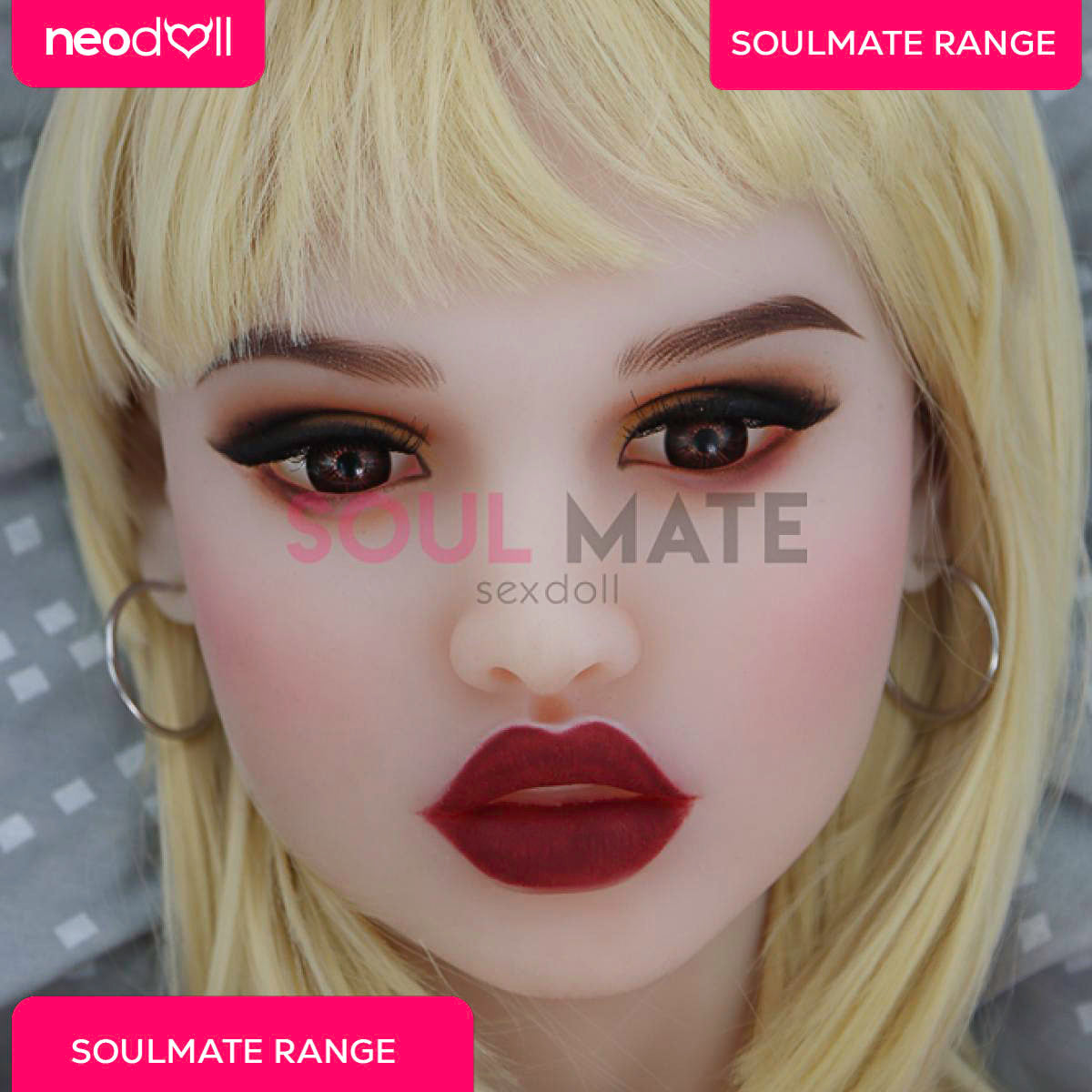 Soulmate Dolls - Sienna Head With Sex Doll Torso - White
