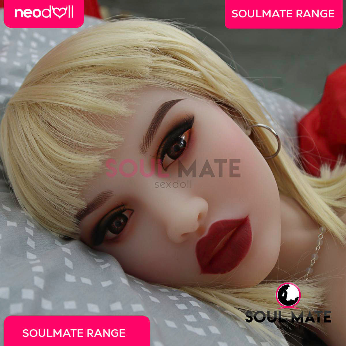 Soulmate Dolls - Sienna Head With Sex Doll Torso - White