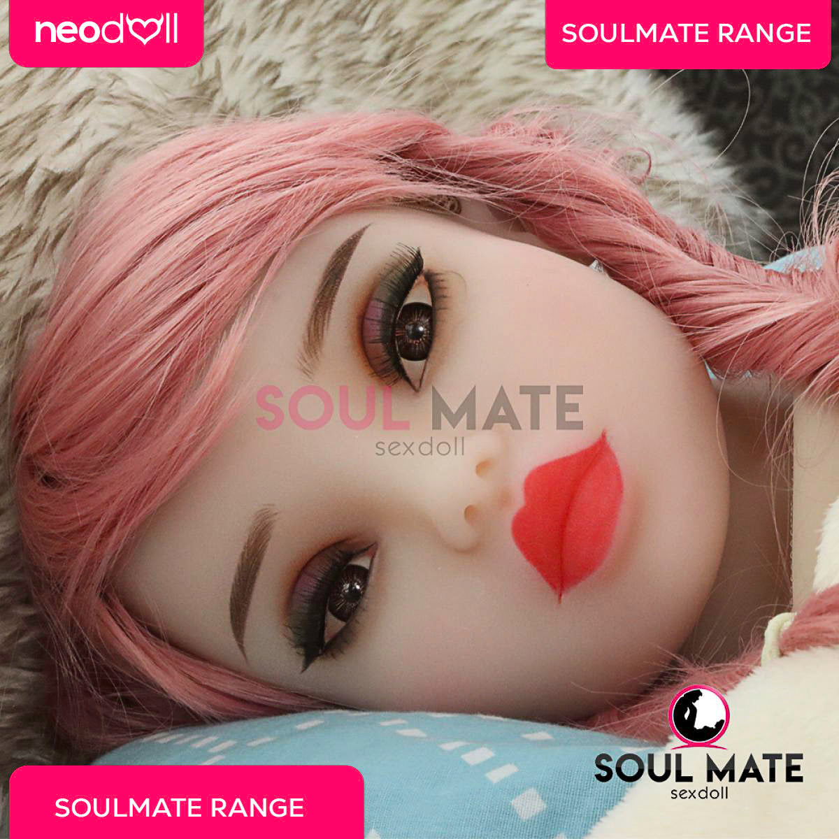 Soulmate Dolls - Eden Head With Sex Doll Torso - White