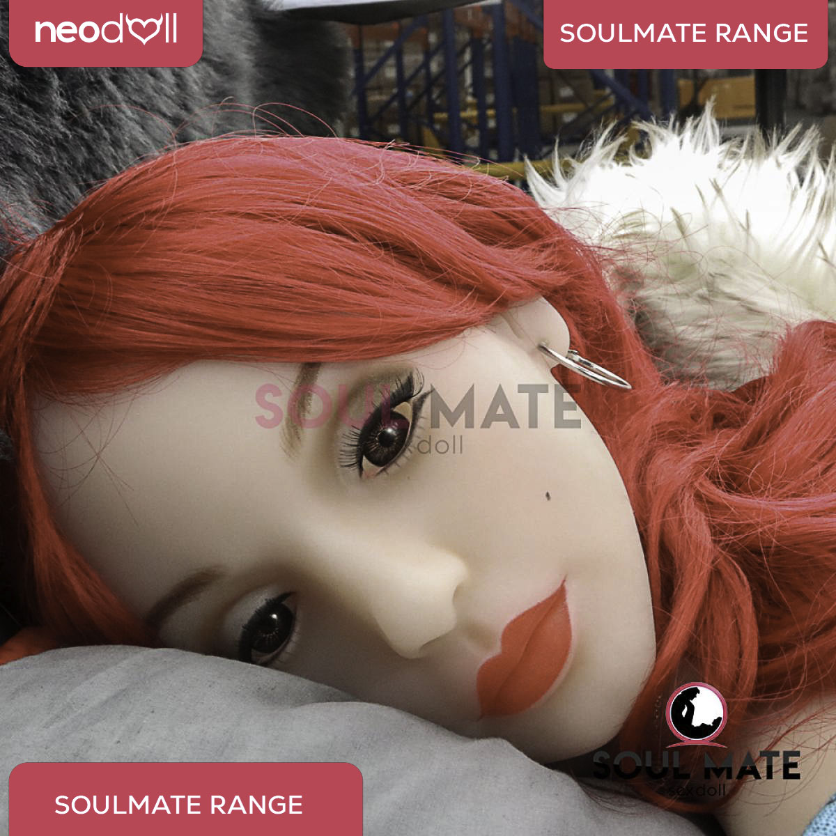 Soulmate Dolls - Kimberly Head With Sex Doll Torso - White