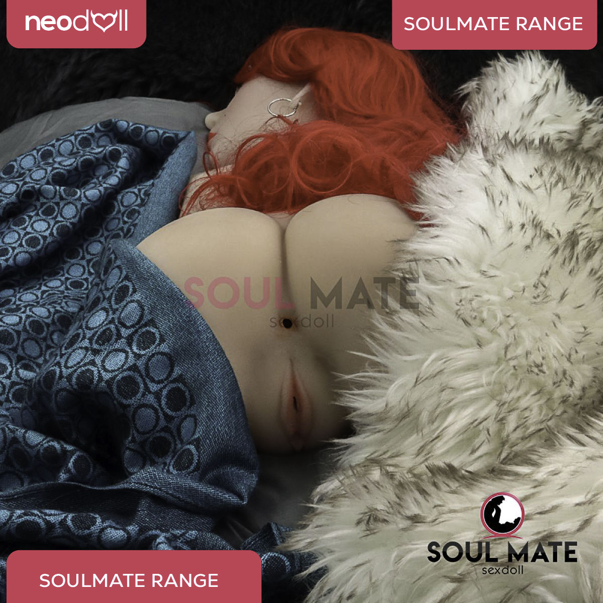 Soulmate Dolls - Kimberly Head With Sex Doll Torso - White
