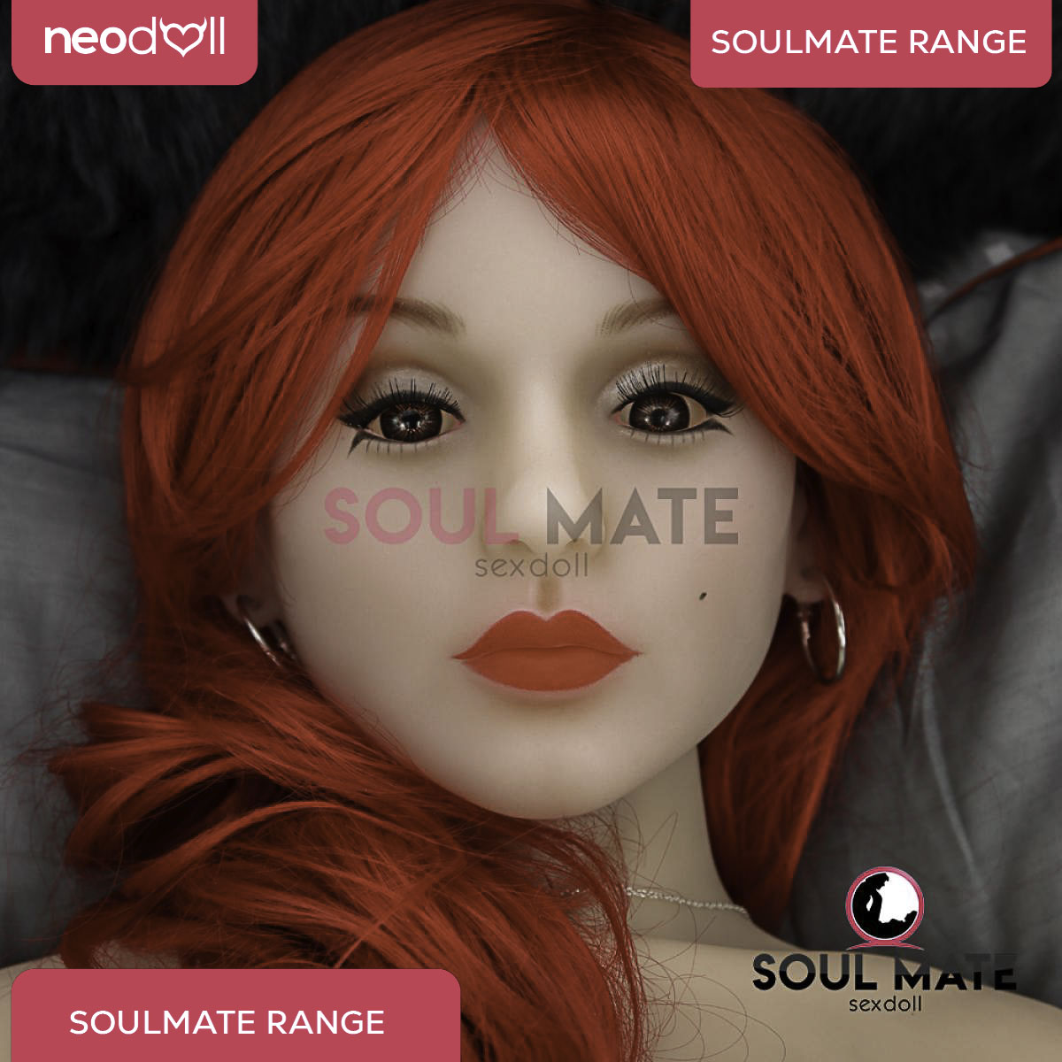 Soulmate Dolls - Kimberly Head With Sex Doll Torso - White