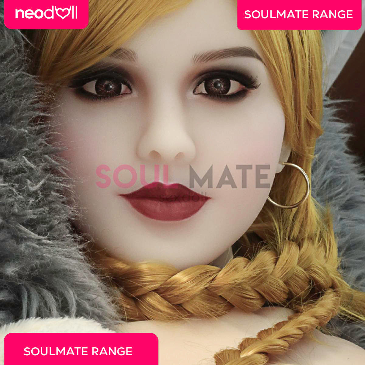 Soulmate Dolls - Alyssa Head With Sex Doll Torso - White
