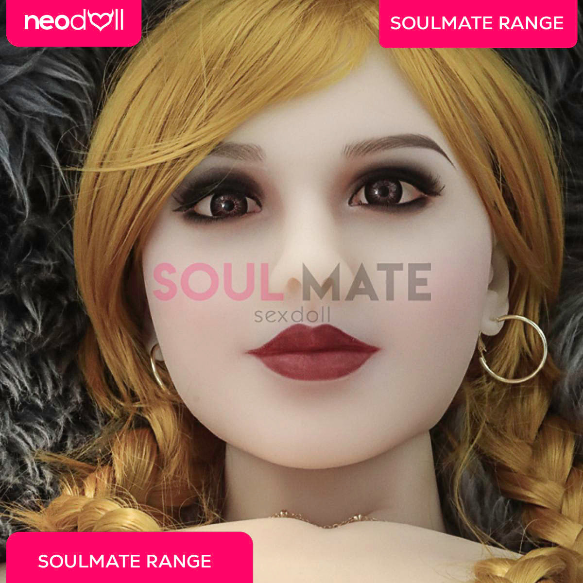 Soulmate Dolls - Alyssa Head With Sex Doll Torso - White