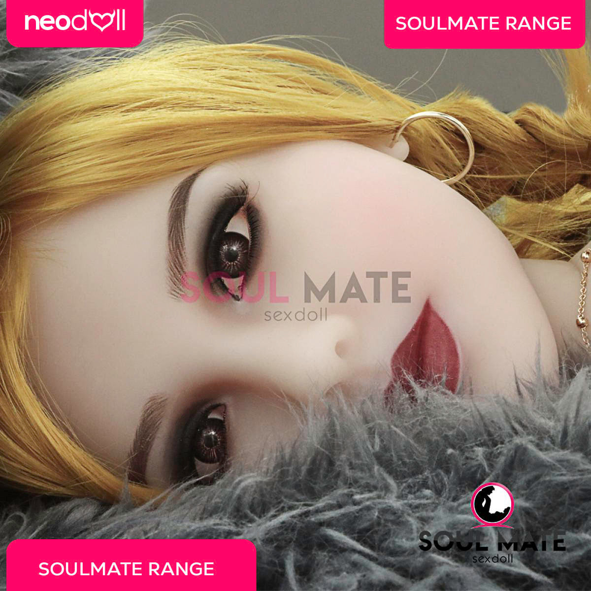Soulmate Dolls - Alyssa Head With Sex Doll Torso - White