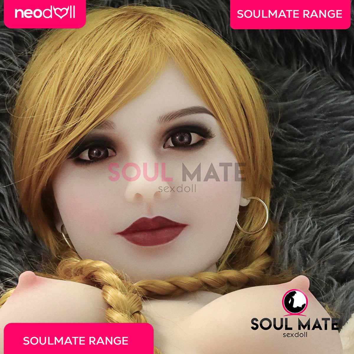 Soulmate Dolls - Alyssa Head With Sex Doll Torso - White