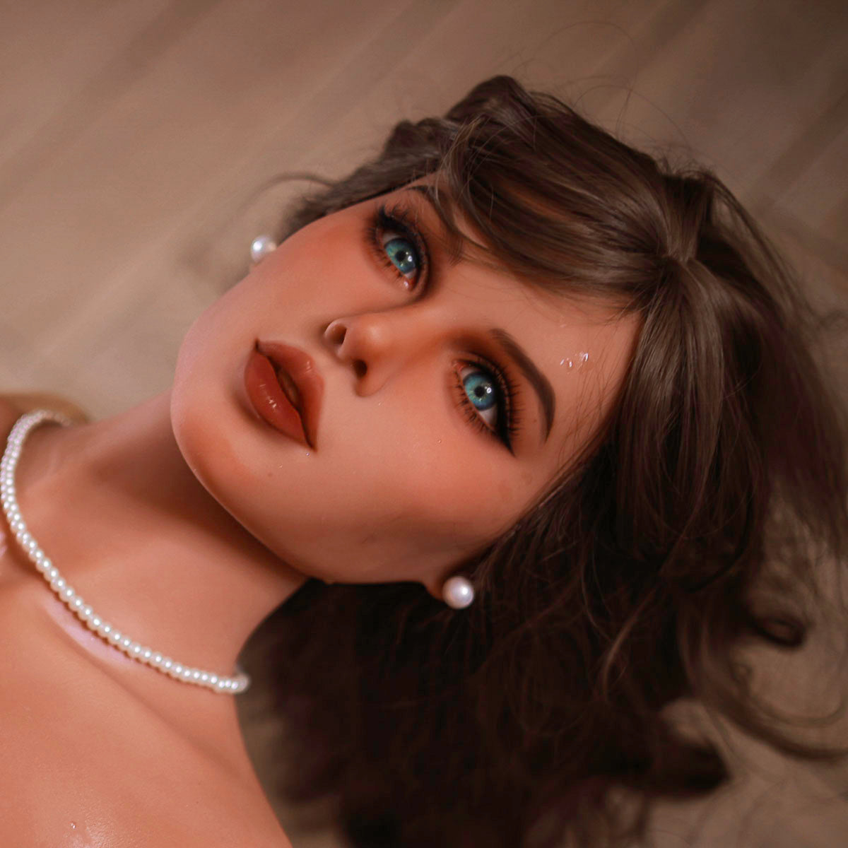 Firedoll - Anja - Sex Doll Head - M16 Compatible - Light Tan