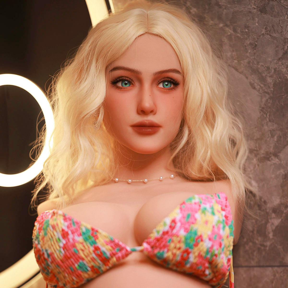 Firedoll - Allie - Sex Doll Head - M16 Compatible - Light-Tan