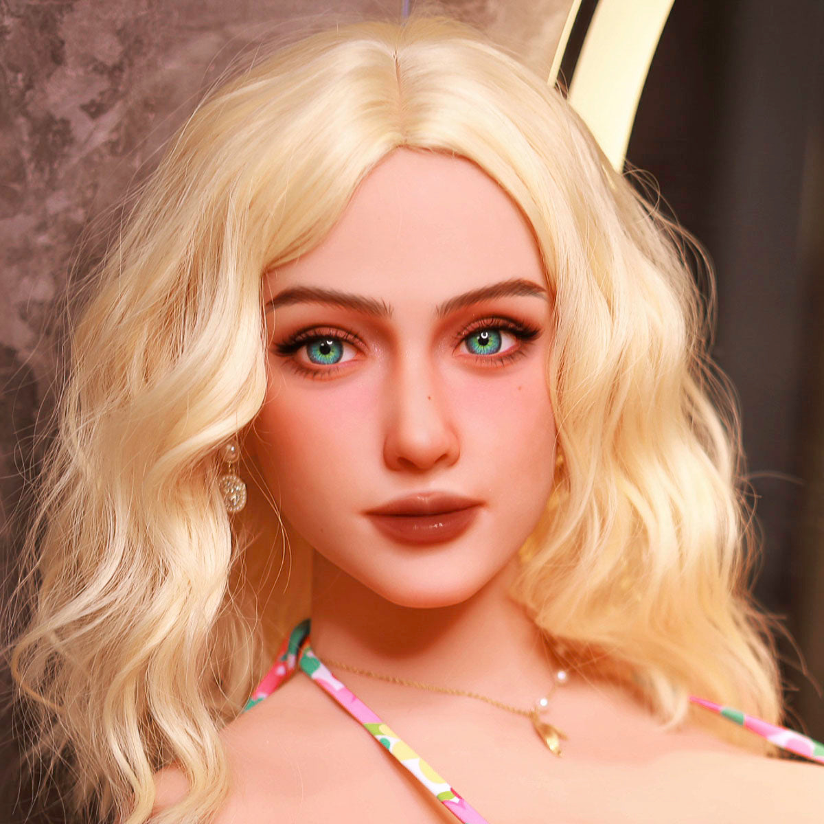 Firedoll - Allie - Sex Doll Head - M16 Compatible - Light-Tan
