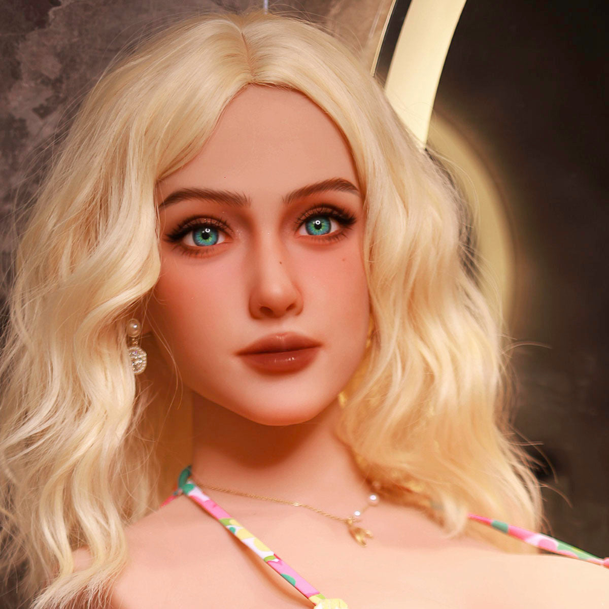 Firedoll - Allie - Sex Doll Head - M16 Compatible - Light-Tan