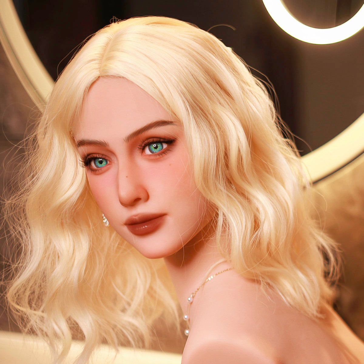 Firedoll - Allie - Sex Doll Head - M16 Compatible - Light-Tan