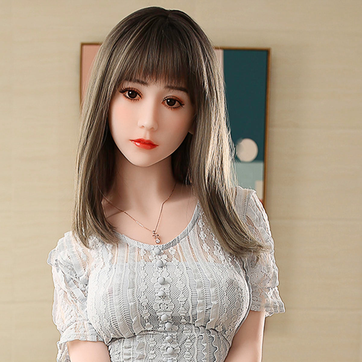 Firedoll - Ayumi - Sex Doll Head - M16 Compatible - Natural