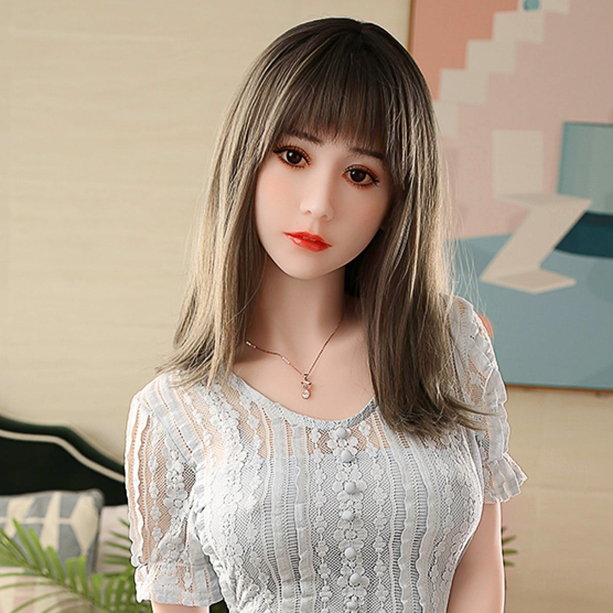 Firedoll - Ayumi - Sex Doll Head - M16 Compatible - Natural