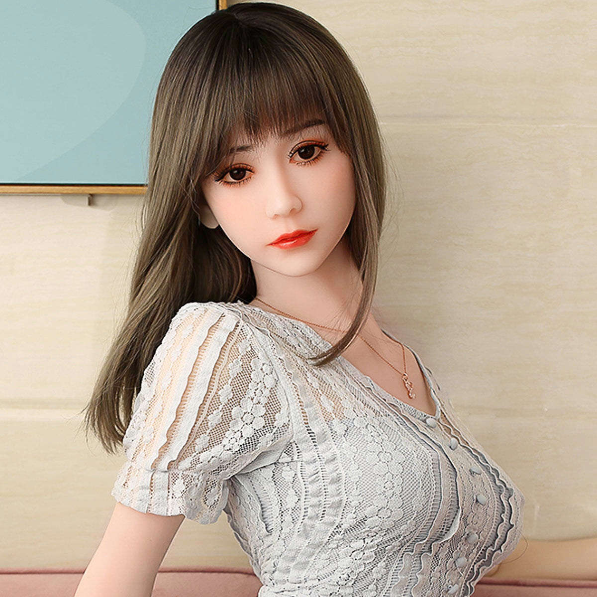 Firedoll - Ayumi - Sex Doll Head - M16 Compatible - Natural