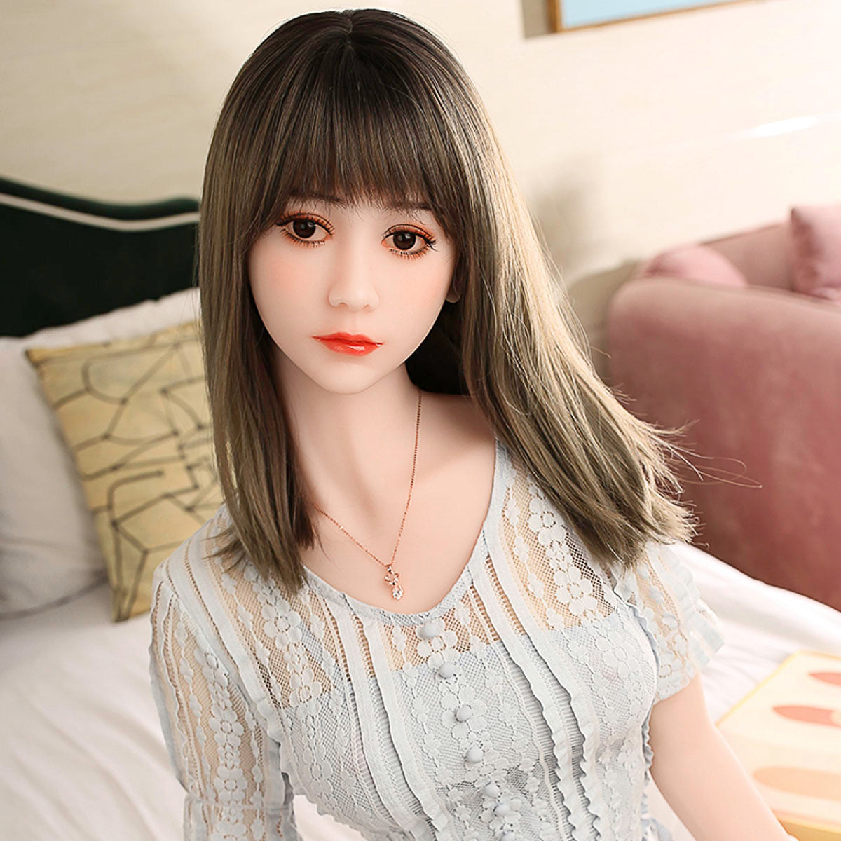 Firedoll - Ayumi - Sex Doll Head - M16 Compatible - Natural
