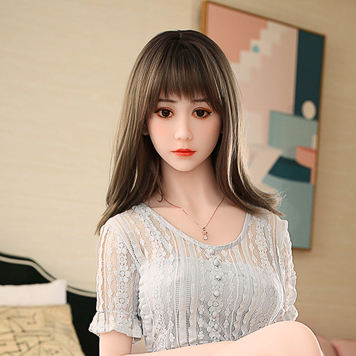Firedoll - Ayumi - Sex Doll Head - M16 Compatible - Natural