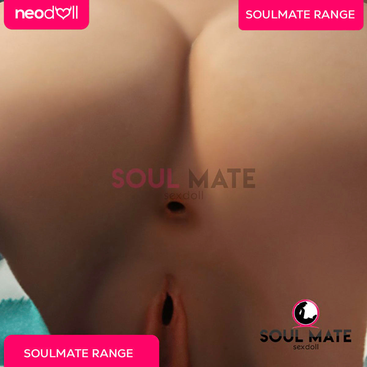 SoulMate Dolls - Josie Head With Sex Doll Torso - Light Brown