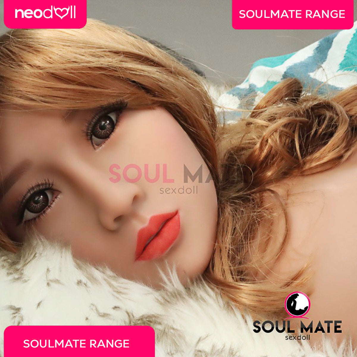 SoulMate Dolls - Josie Head With Sex Doll Torso - Light Brown