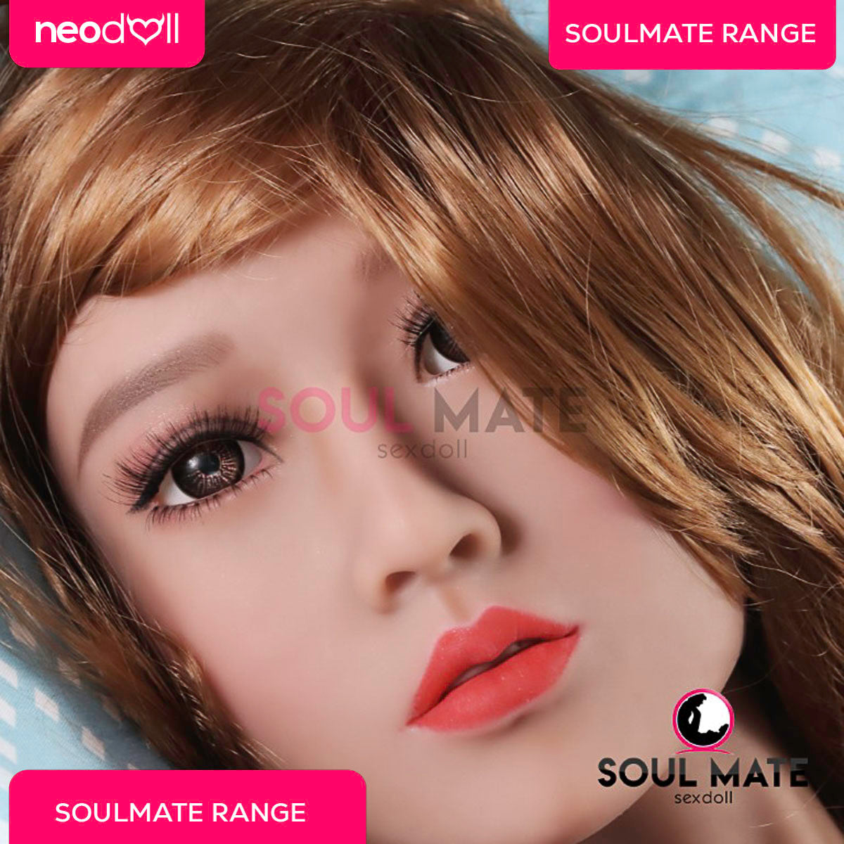 SoulMate Dolls - Josie Head With Sex Doll Torso - Light Brown